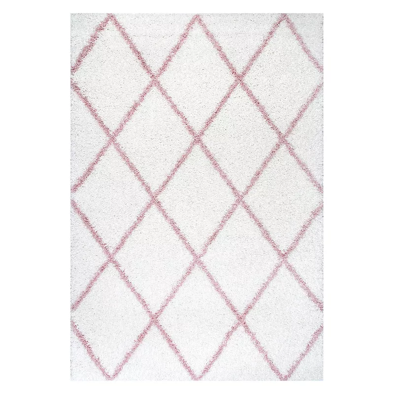 nuLOOM Tess Trellis Shag Area Rug