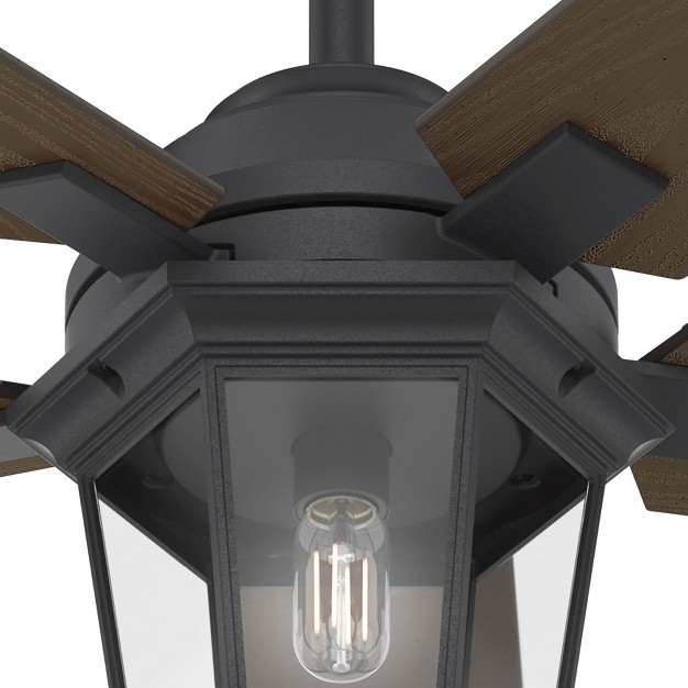 Candle Bay Outdoor Ceiling Fan With Led Light Hunter Fan