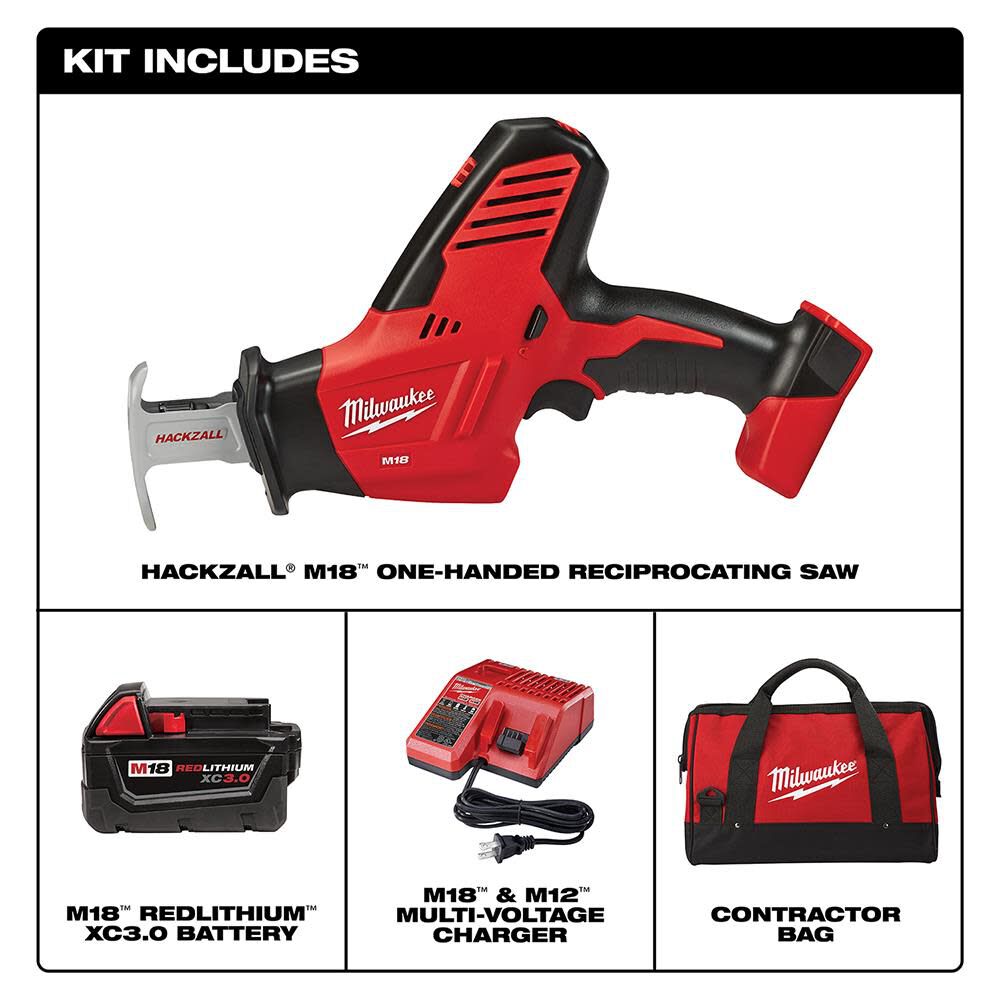 Milwaukee M18 HACKZALL Reciprocating Saw Kit 2625-21 from Milwaukee