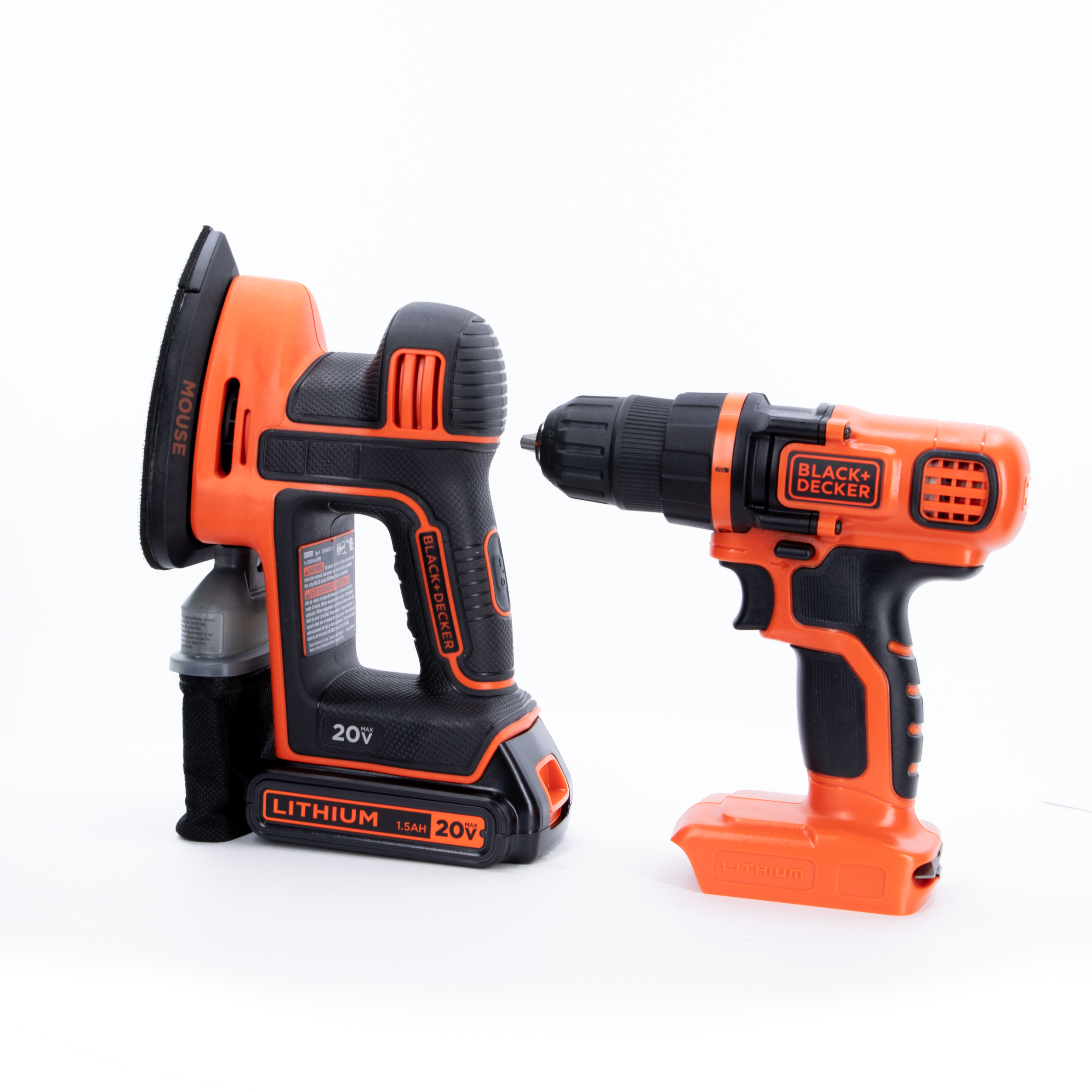 20V MAX* POWERCONNECT™ Cordless Drill/Driver + MOUSE™ Detail Sander Combo Kit