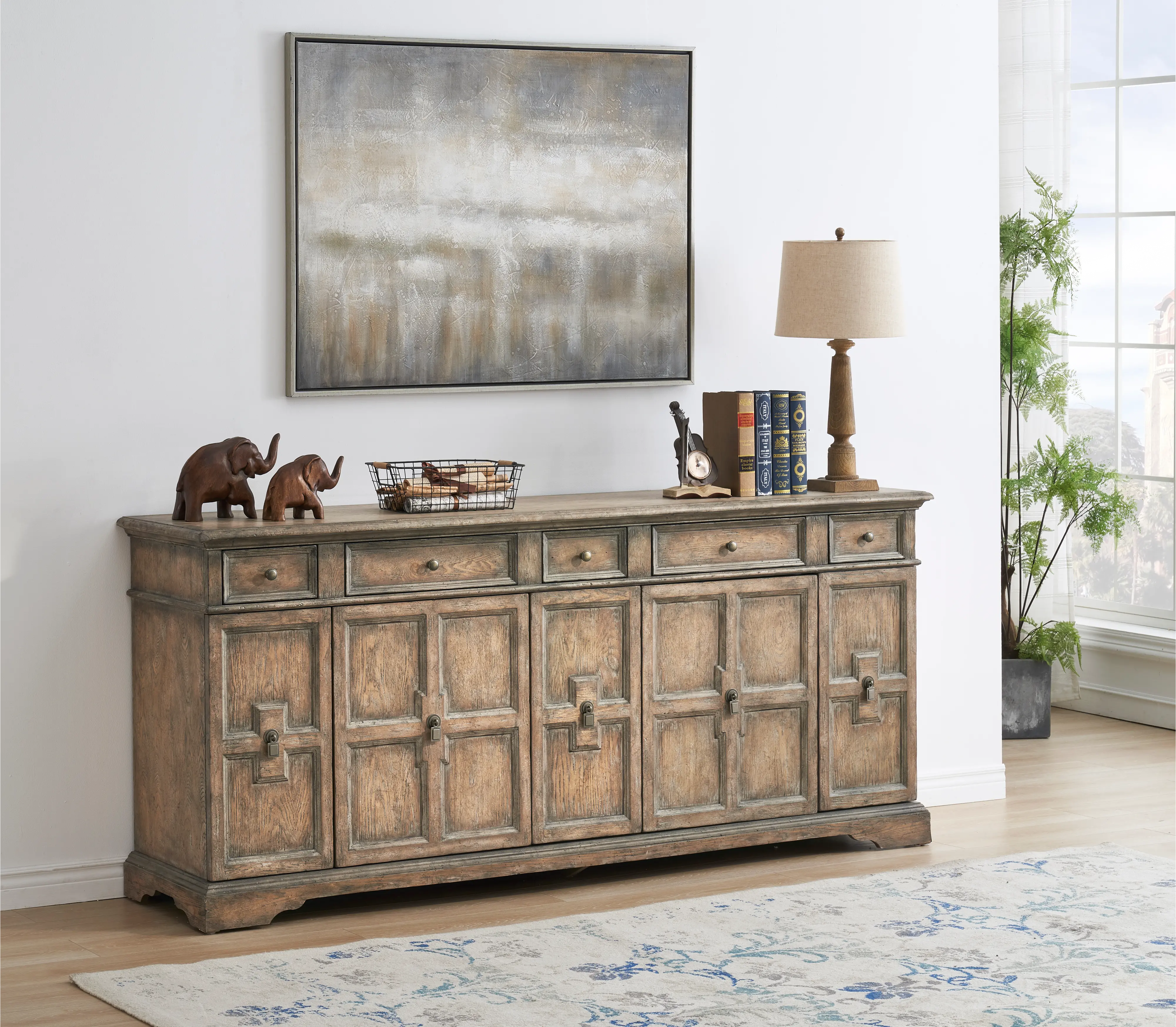 Sussex Brown Accent Cabinet