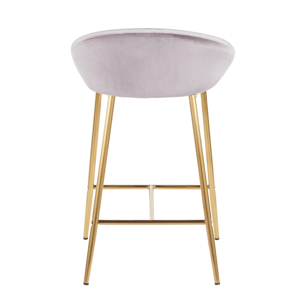 Silver Orchid Livesey 26 inch Glam Counter Stool (Set of 2)