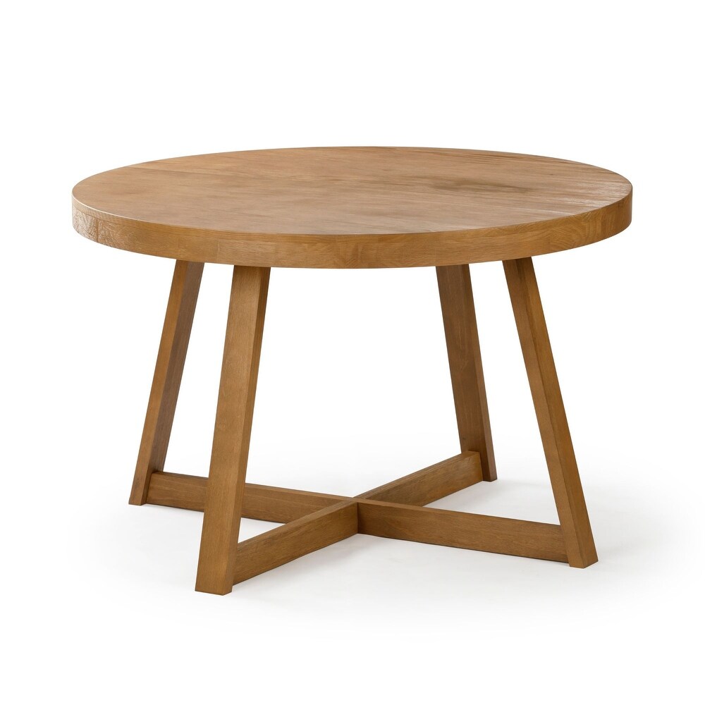 Plank and Beam Classic Solid Wood Round Dining Table   47