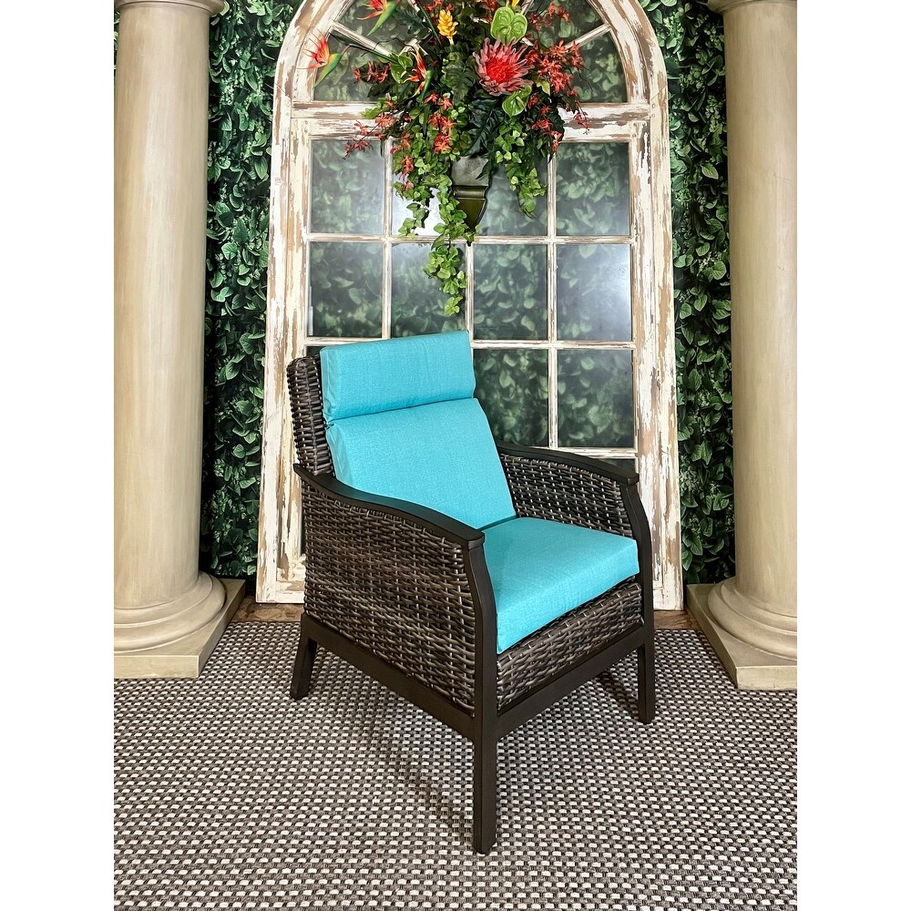 Outdoor McHusk High Back Chair Cushion   44x22x4