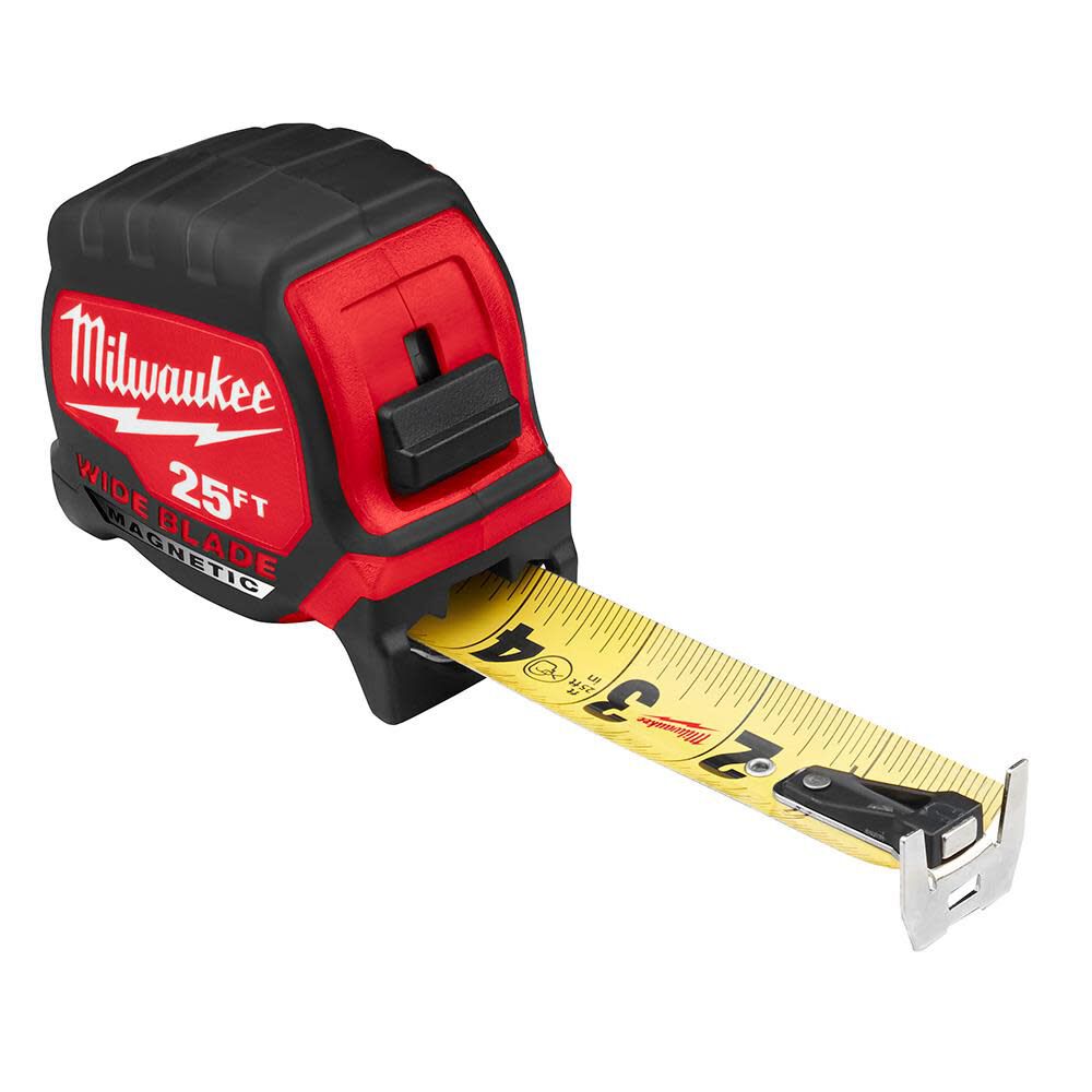 MW 25Ft Wide Blade Magnetic Tape Measure 48-22-0225M from MW