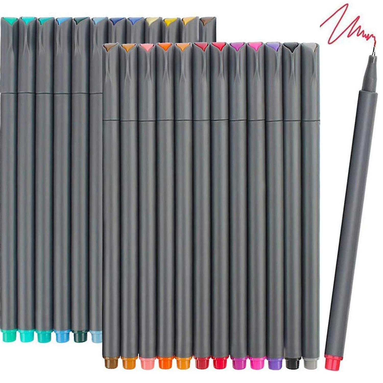 Fineliner Pens 24pcs For Journaling Note Taking Writing Drawing