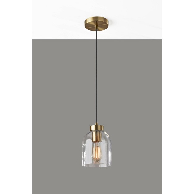 Bristol Pendant Antique Brass Adesso