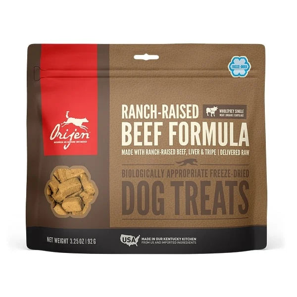 Freeze Dried Ranch Raised Beef Dog Treats;