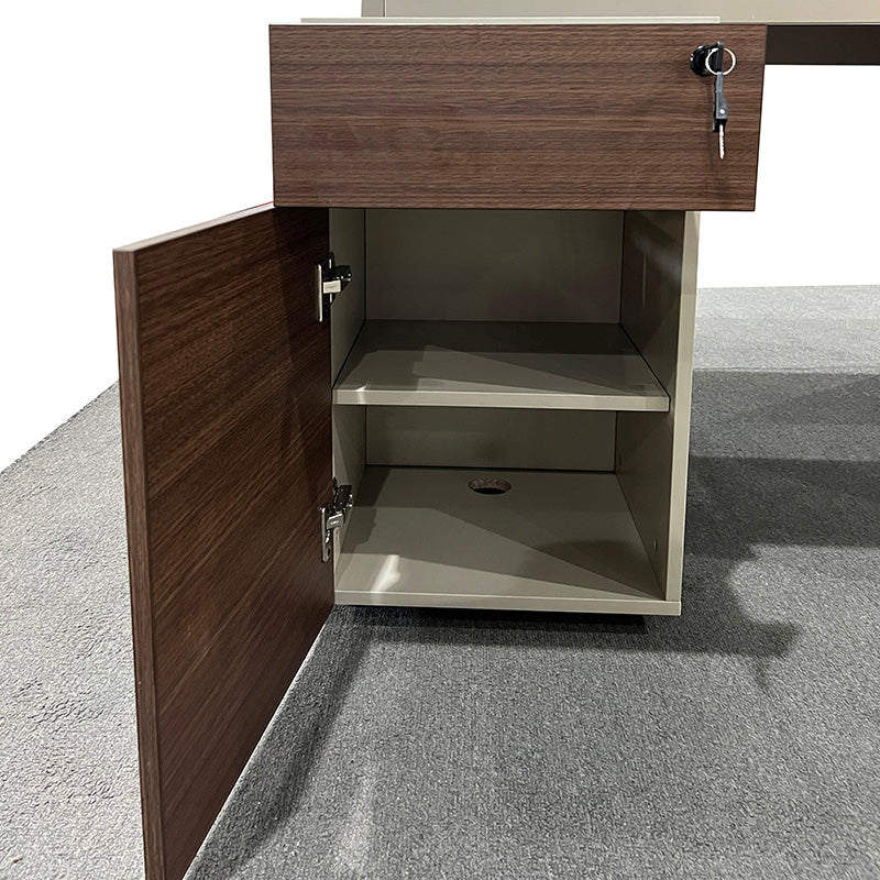 ANDERSON 2 People Back to Back Workstation 1.2M - Australian Gold Oak