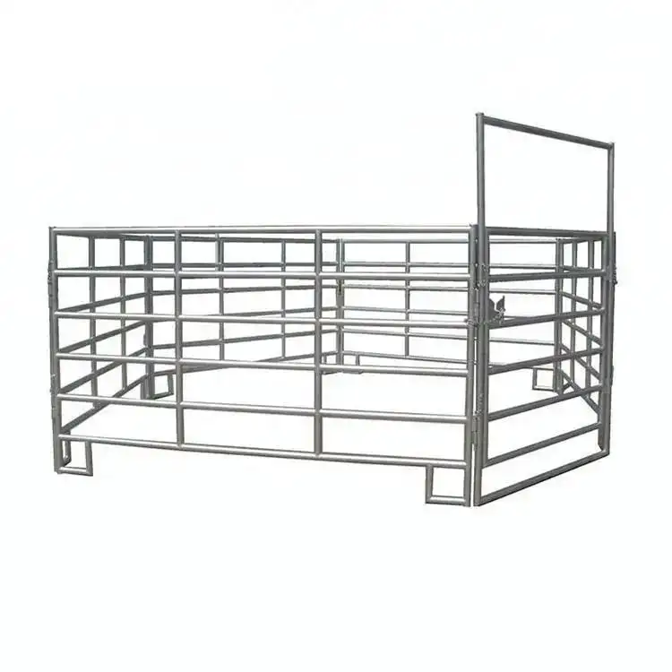 Heavy Duty 1.8m x 2.1m  galvanised  steel cattle yard panels supplies