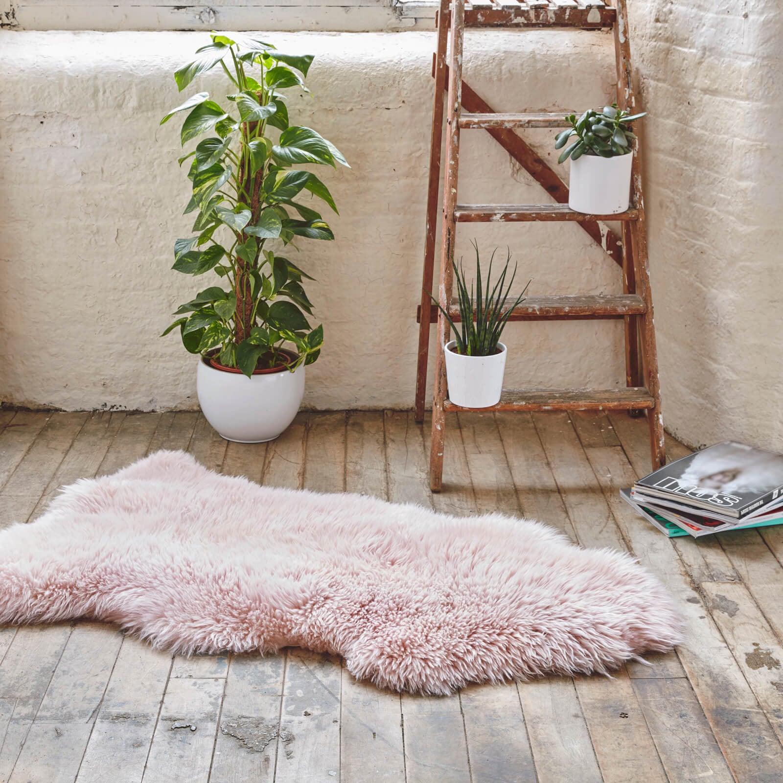 Luxurious Sheepskin Rug -Natural Shp-P