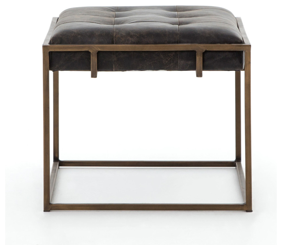 Four Hands Oxford End Table/Footstool   Industrial   Footstools And Ottomans   by Four Hands  Houzz