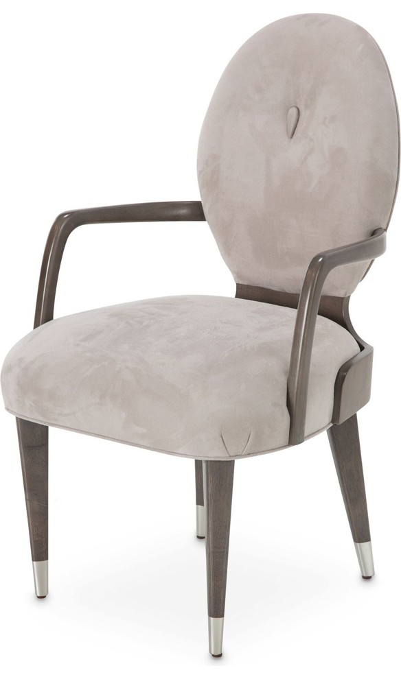 AICO Michael Amini Roxbury Park Arm Chair   Midcentury   Dining Chairs   by Unlimited Furniture Group  Houzz