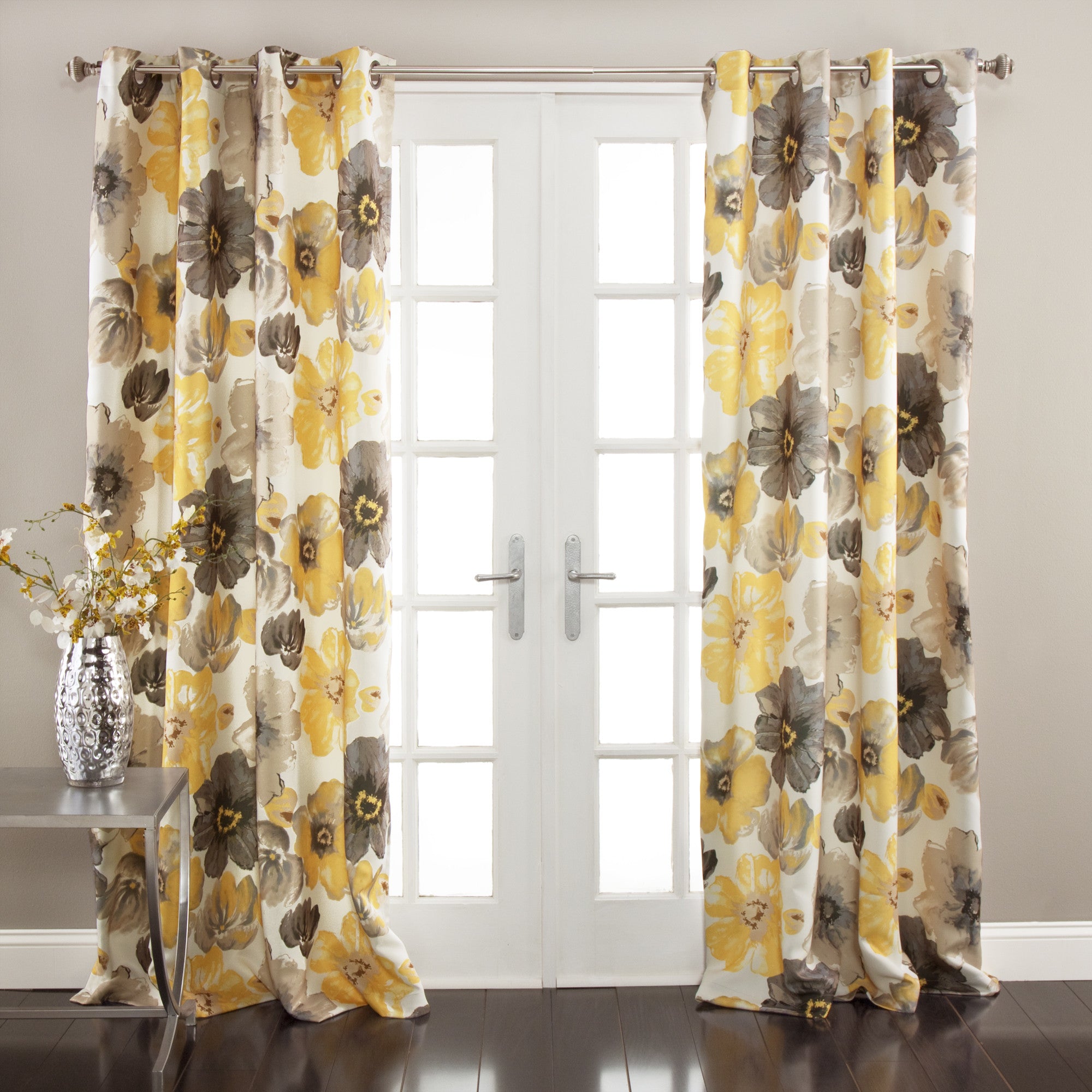 Leah Light Filtering Window Curtain Set