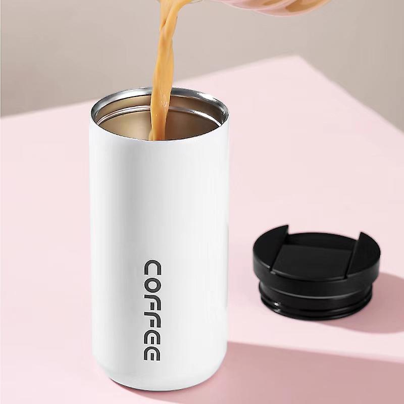 500ml 304 Stainless Steel Milk Tea Coffee Mug Leak-proof Thermos Mug Travel Thermal Cup Thermosmug Water Bottle For Gifts