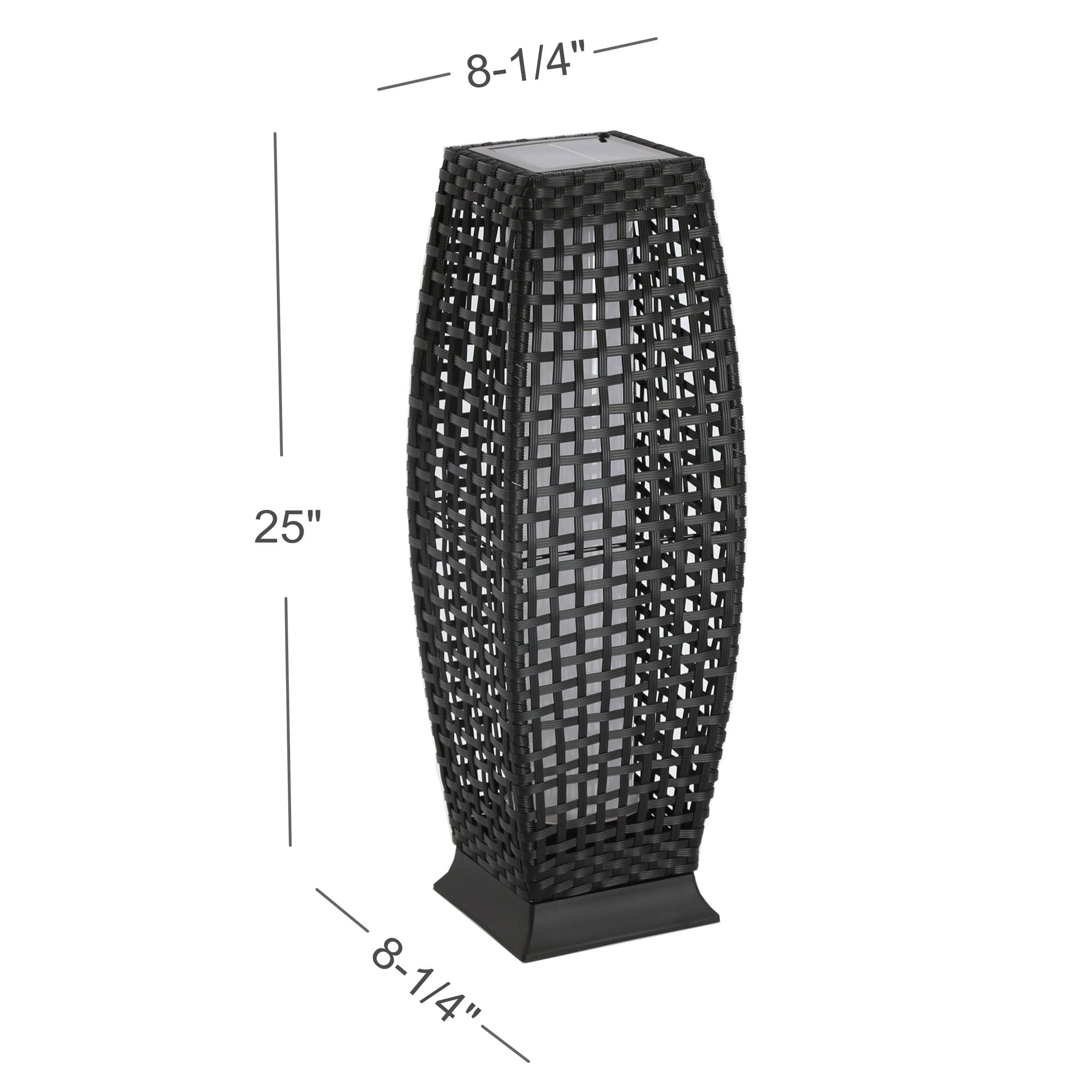 Baner Garden Wicker Outdoor Solar Powered Lamp