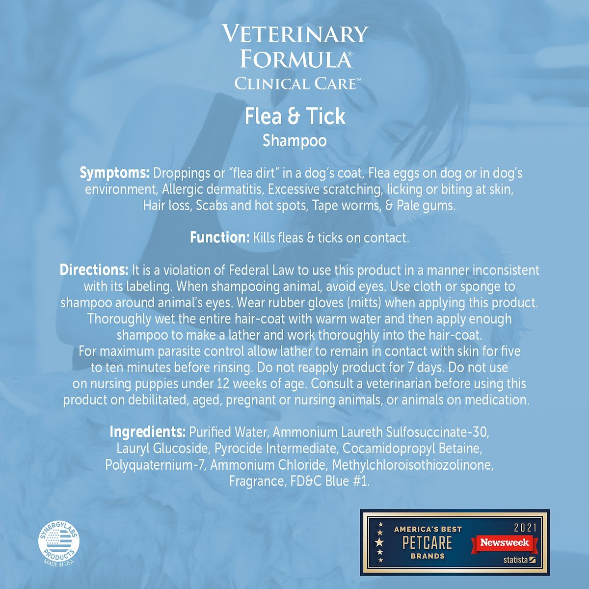 Veterinary Formula Clinical Care Flea and Tick Shampoo