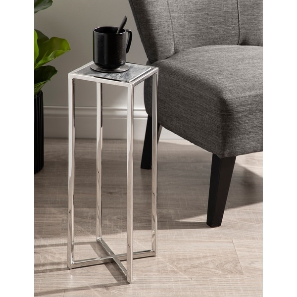 Kate and Laurel Jaspur Square Metal End Table