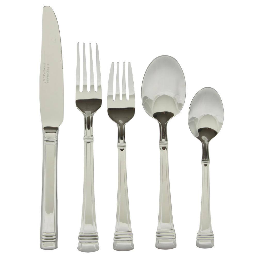 Gibson Cordell 20-Piece Stainless Steel Flatware Set (Service for 4) 98586837M