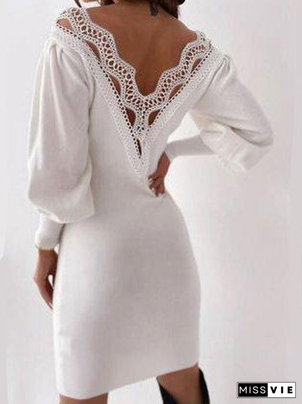 Casual Regular Fit Cotton Dresses White Dresses