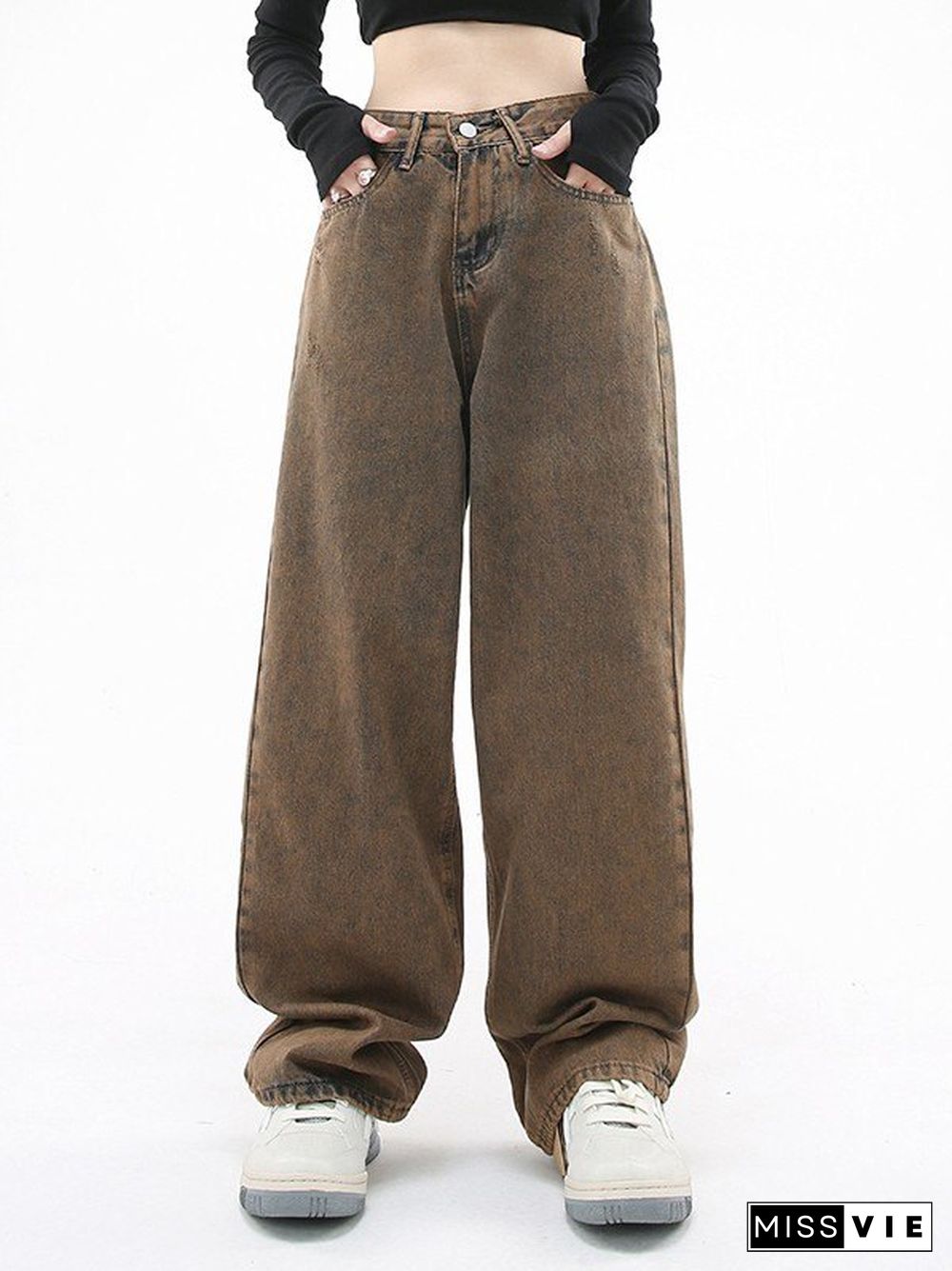 Acid Wash Classic Boyfriend Jeans