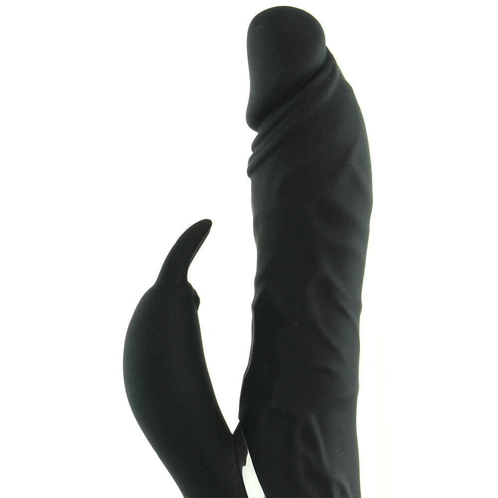 Surenda Silicone Rabbit Lover Vibe in Black