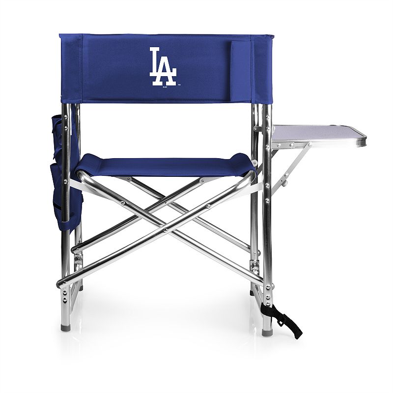 Picnic Time Los Angeles Dodgers Sports Side Table Chair