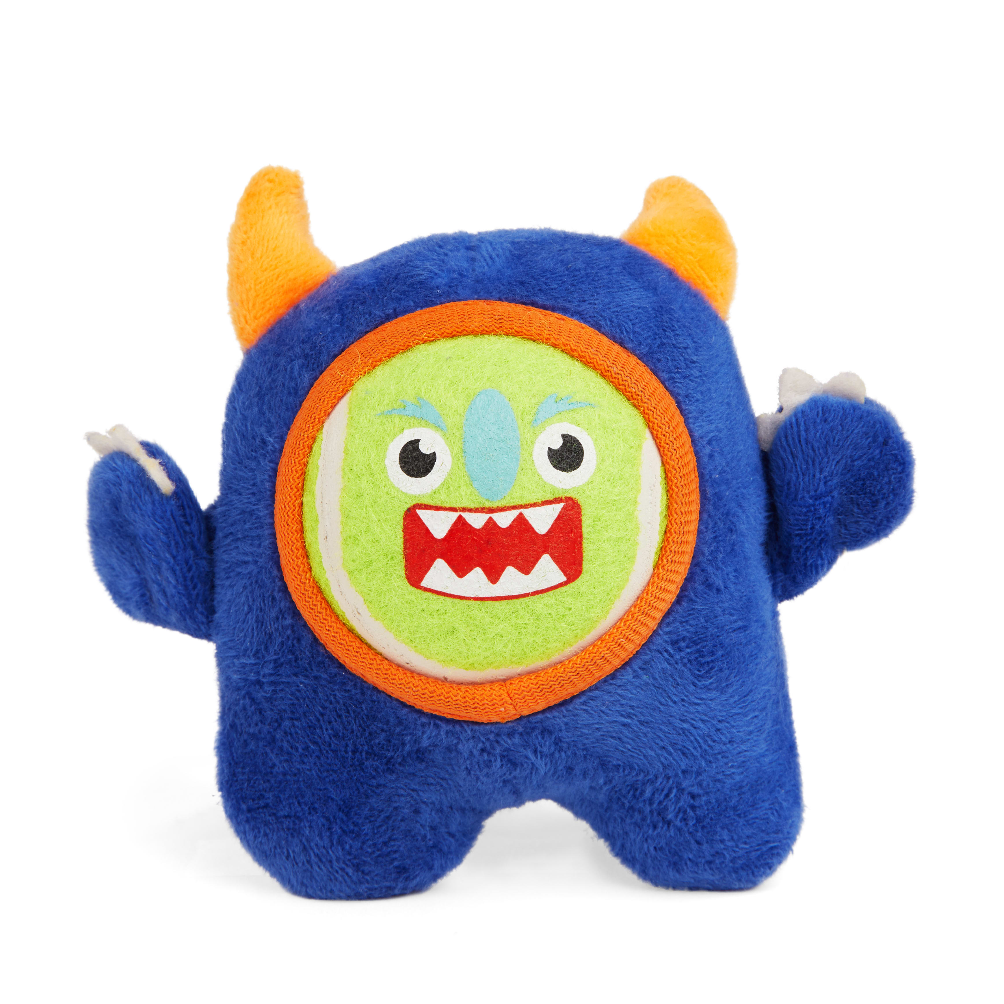 Leaps  Bounds Monster with Tennis Ball Dog Toy， Small