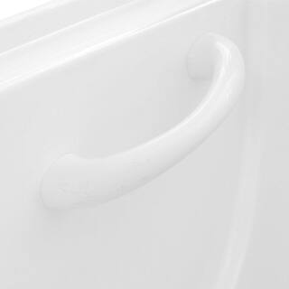 Universal Tubs Builder's Choice 53 in. Right Drain Quick Fill Walk-In Soaking Bath Tub in White B2653RWS