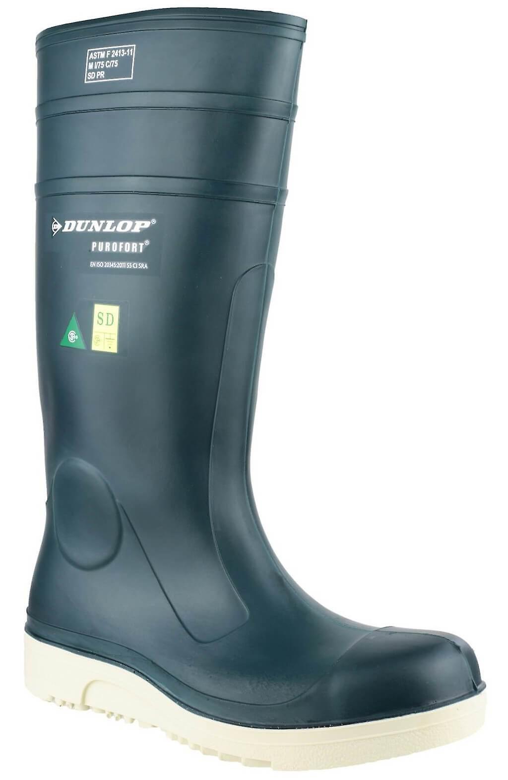 Dunlop purofort comfort grip safety wellies womens