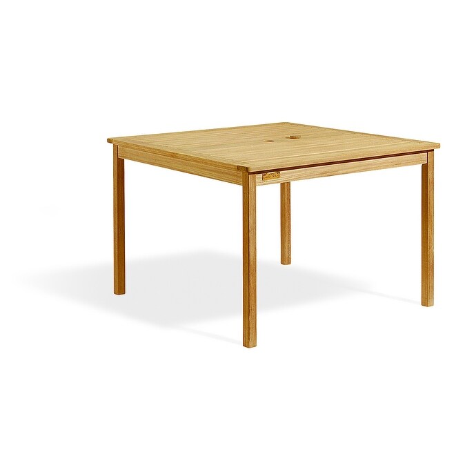 Nirwana 42 inch Square Natural Teak Dining Table by Havenside Home