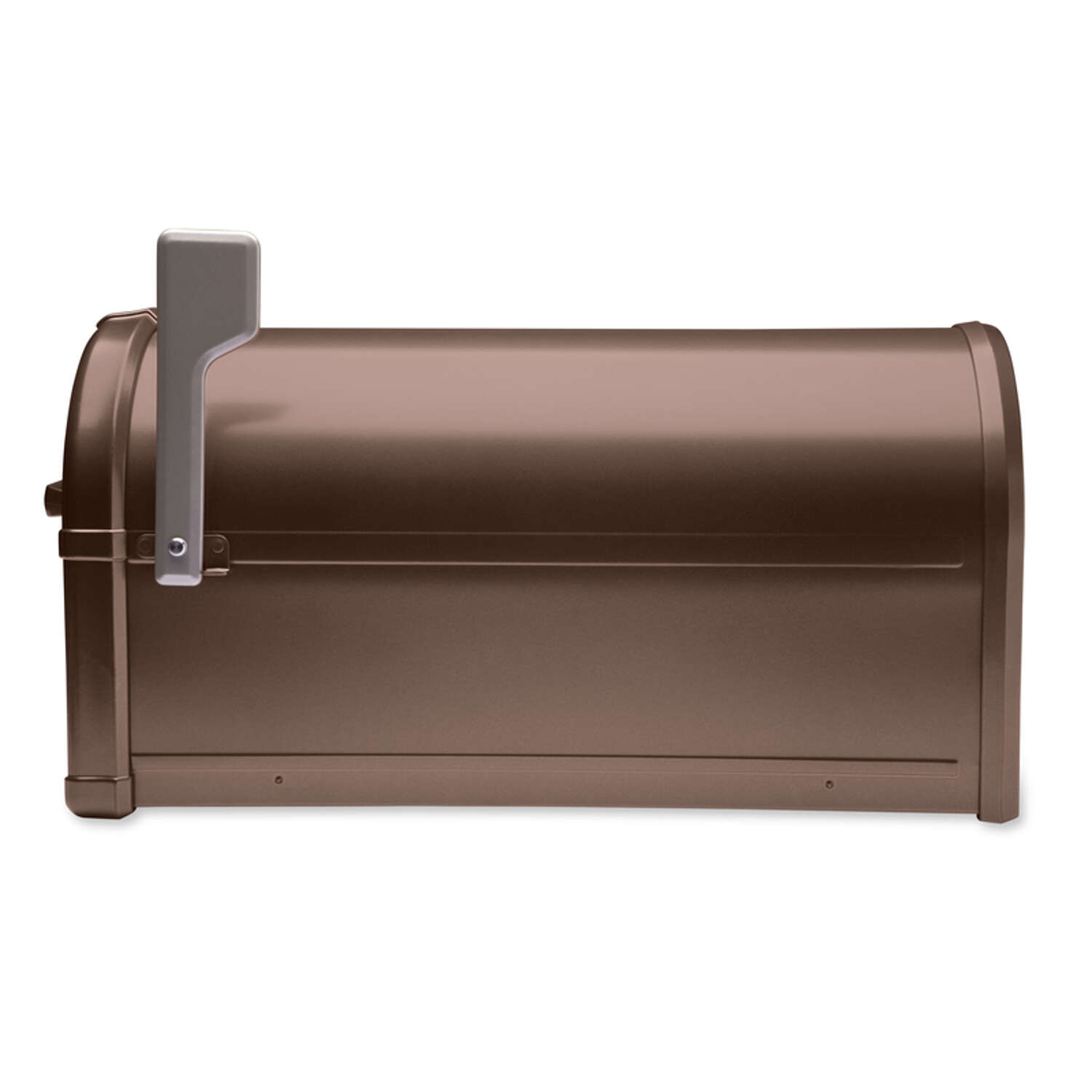 Architectural Mailboxes Hillsborough Classic Galvanized Steel Post Mount Copper Mailbox