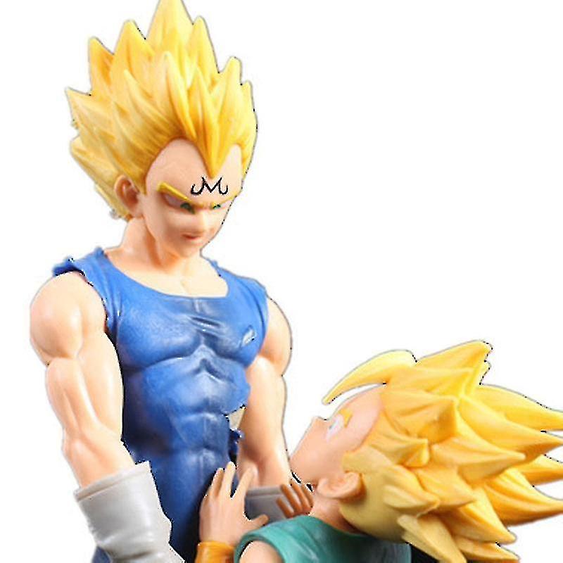 22cm Anime Vegeta Torankusu Trunks Father And Son Action Figure P