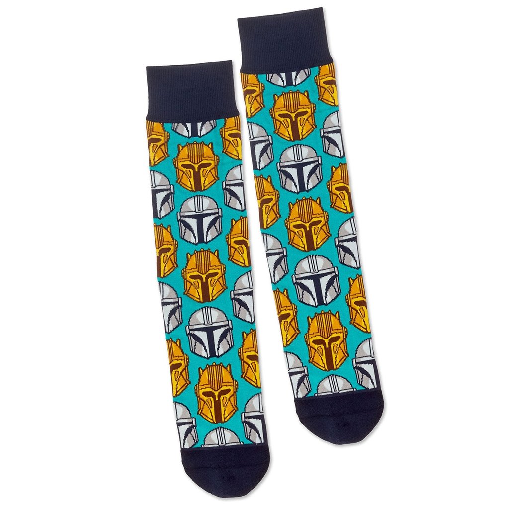 Hallmark  Star Wars The Mandalorian? Helmet Novelty Crew Socks