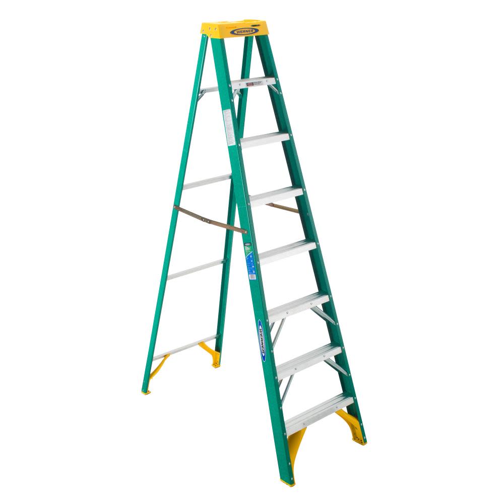 8 Ft. Type II Fiberglass Step Ladder