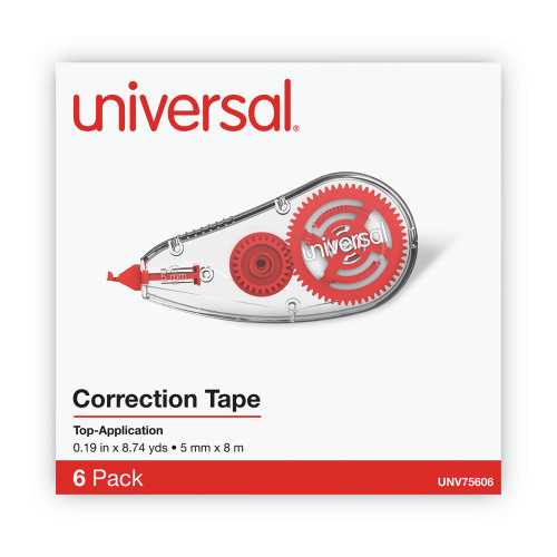 Universal Correction Tape Dispenser， Non-Refillable， 1/5