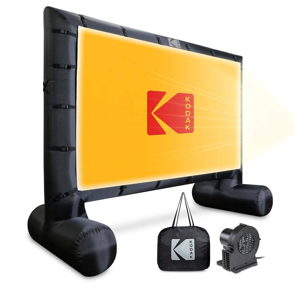 Kodak Inflatable Projector Screen 14.5 ft. Blow-Up Outdoor Movie Screen with Pump RODPJINSCR1