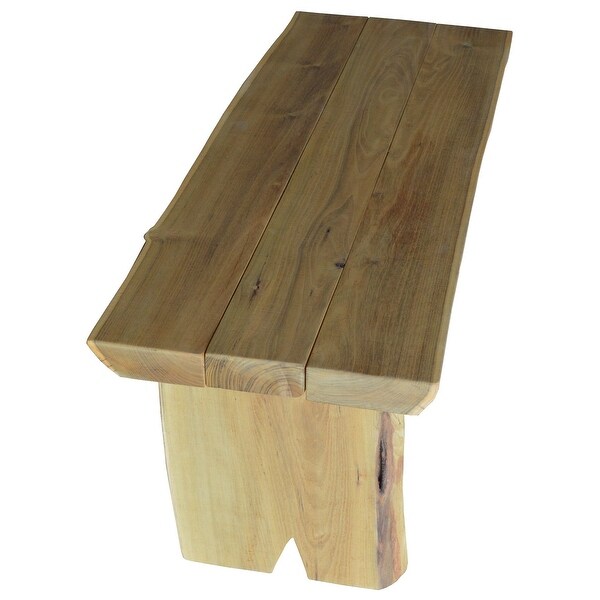 Live Edge Locust Wood Sunrise Thicket Coffee Table