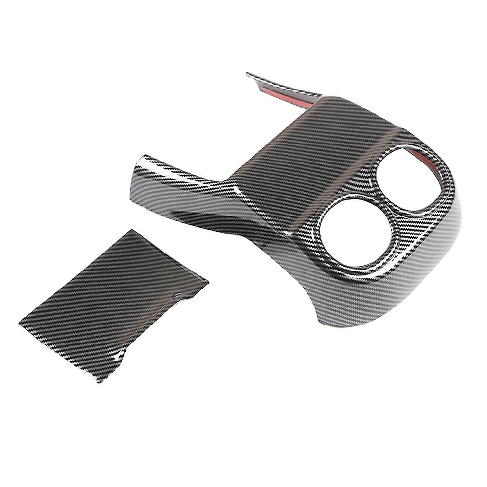 2pcs Automobile Rear Air Vent Outlet Trim Carbon Fiber Rear Air Vent Outlet Trim For Mercedes Benz C Class 2022 Auto Modification