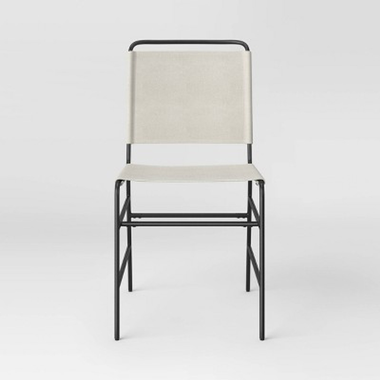 Ward Sling Metal Dining Chair Cream Canvas - Threshold™