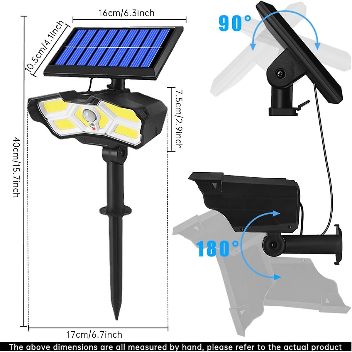 Ultra-bright 2-in-1 Motion-sensor Outdoor Solar Light - Wireless 128 Cob - Solar Security Light For Garden Wall