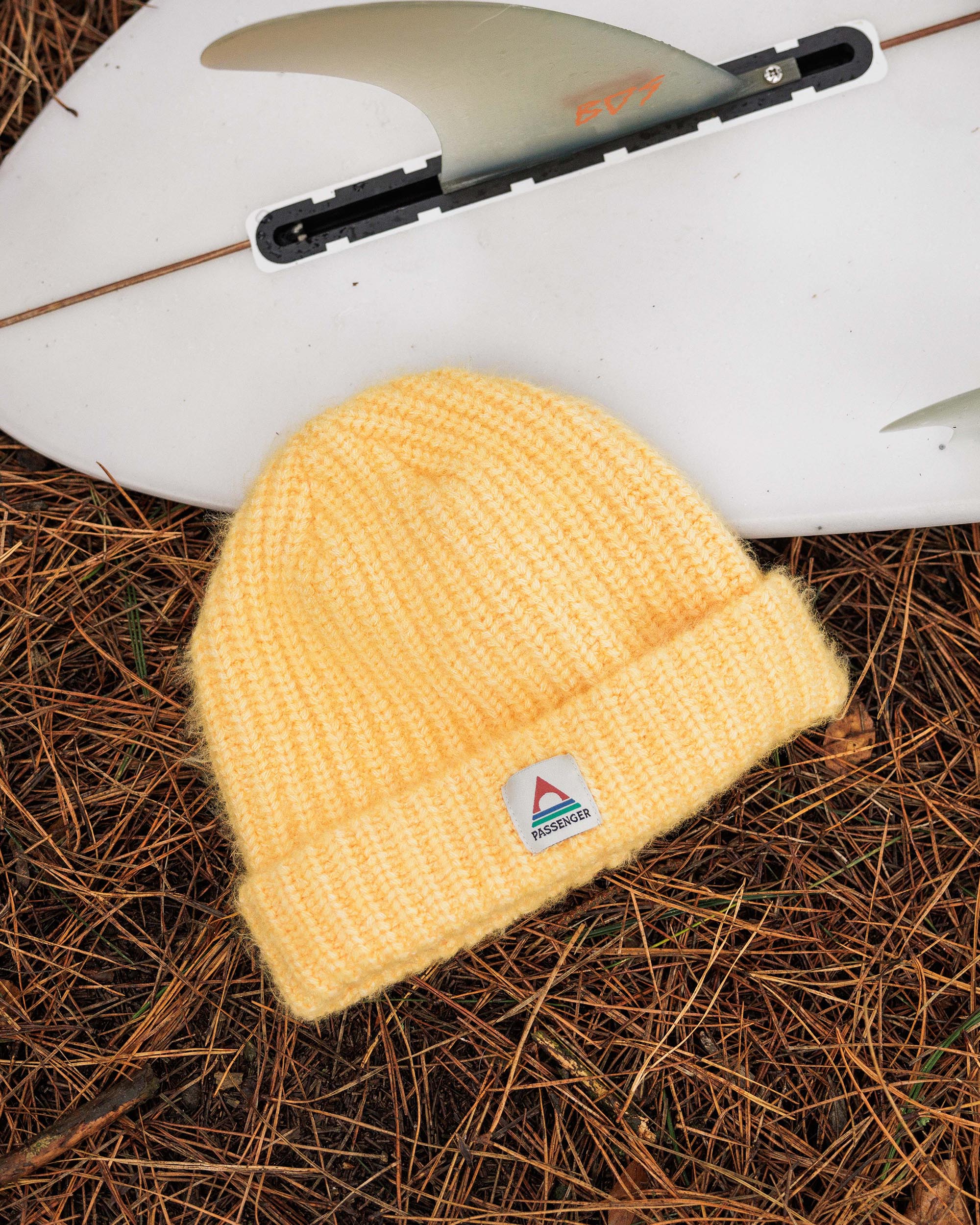 Redwood Fleece Lined Recycled Beanie - Ochre Yellow