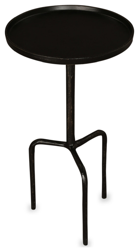 Bronze Tripod Side Table  Liang  ampEimil Agoda   Industrial   Side Tables And End Tables   by Oroa   Distinctive Furniture  Houzz