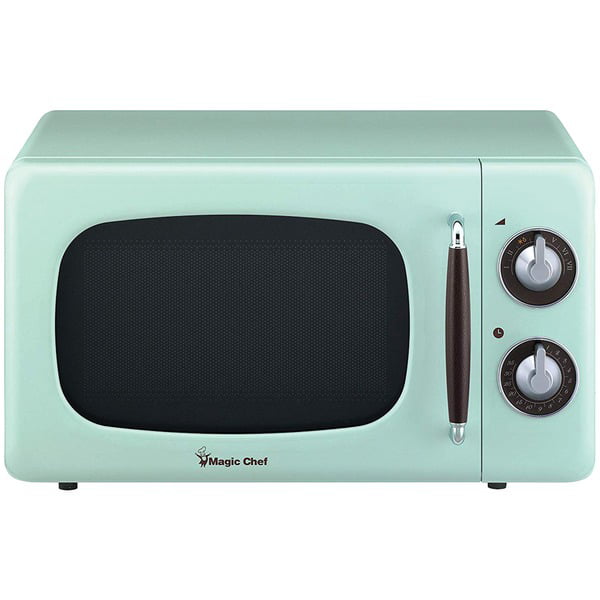 Magic Chef MCD770CM .7 Cubic-ft 700-Watt Retro Microwave (Mint Green)