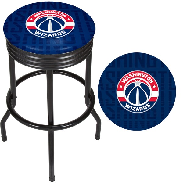 NBA Black Ribbed Bar Stool - City