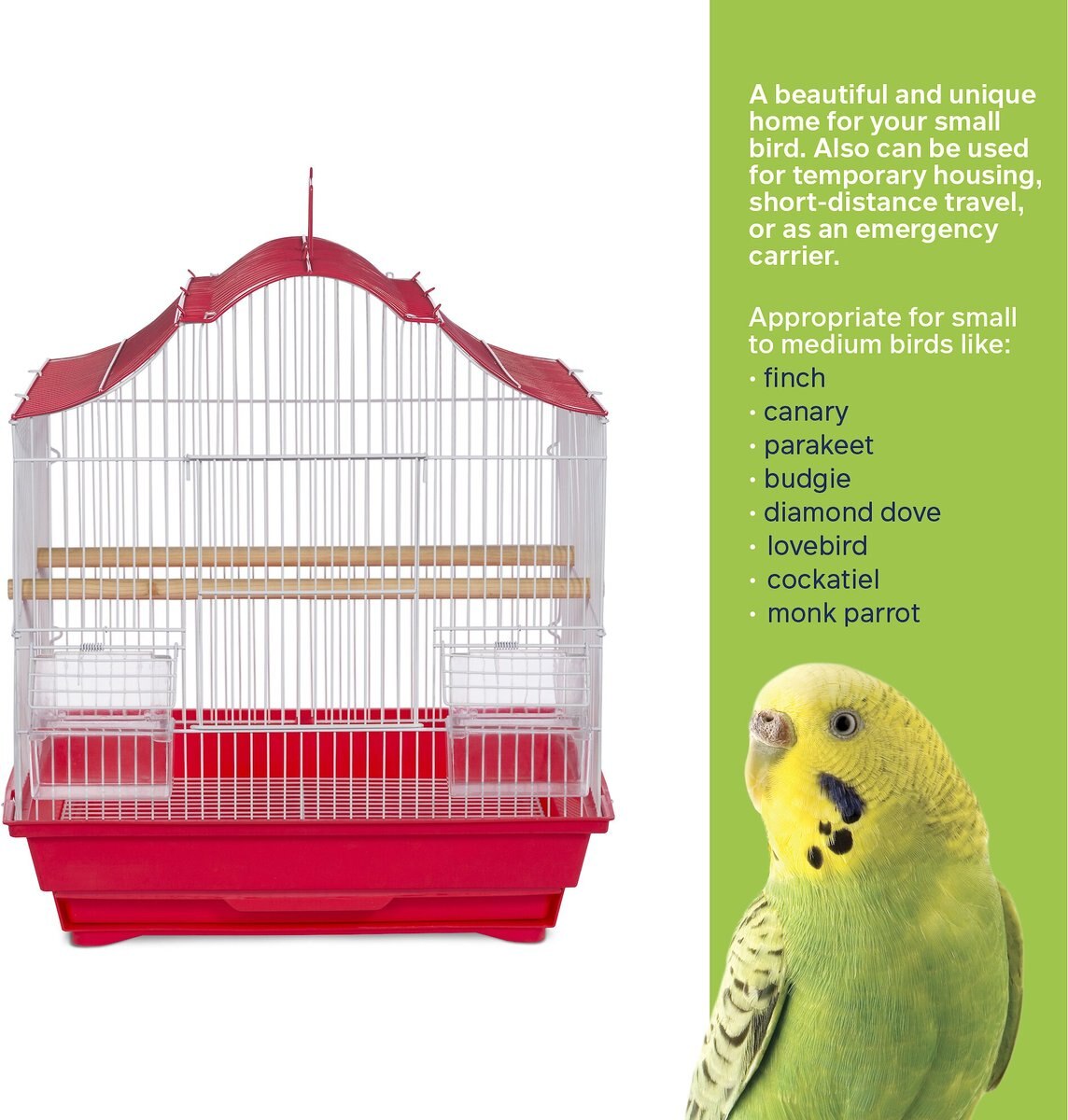 Prevue Pet Products Soho Crown Top Roof Bird Cage