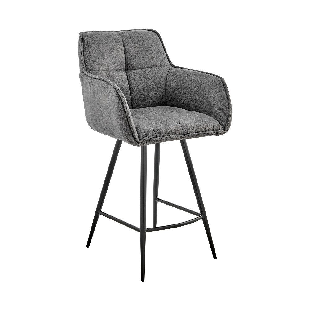 26 Inch Contemporary Counter Height Bar Stool - 22 L x 22 W x 38 H Inches