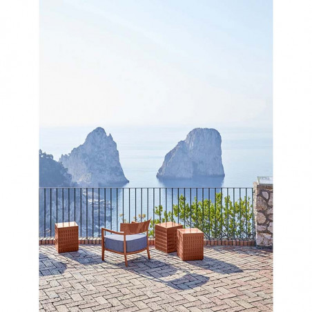 Fauteil KARTELL Cara Outdoor -  Fauteuil extérieur design italien