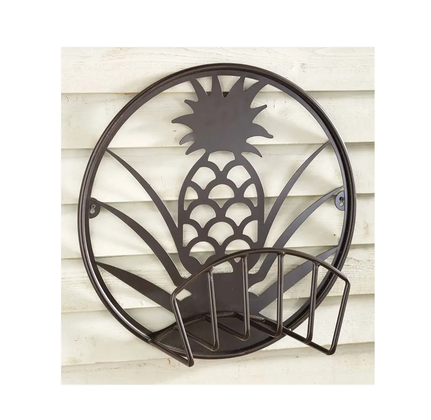 Wall mounted Fire hose reel holder fire hose pot Latest design wall fire hose reel Designer Metal Planter Pipe rustic free