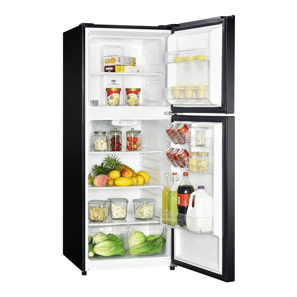 Magic Chef 10.1 cu. ft. Top Freezer Refrigerator in Black HMDR1000BE